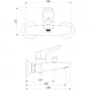 Комплект смесителей Damixa Origin Bit 771000200 + 770210200