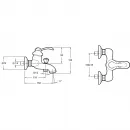 Комплект смесителей Jacob Delafon Fairfax E71090-CP + E72090-CP