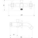 Комплект смесителей Damixa Neo Classic 281000000 + 280210000