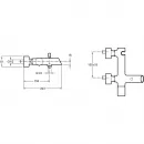 Комплект смесителей Jacob Delafon Toobi E8963-CP + E7329-CP