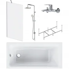 Акриловая ванна 150x70 см Am.Pm Gem W90ASET-150D8