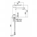 Смеситель для раковины без донного клапана Paffoni Ringo RIN071CR