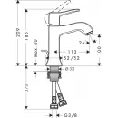 Комплект смесителей Hansgrohe Metris Classic 31478000 + 31075000