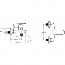 Комплект смесителей Jacob Delafon Oscar E29844-CP + E29842-CP + E99898RU-CP