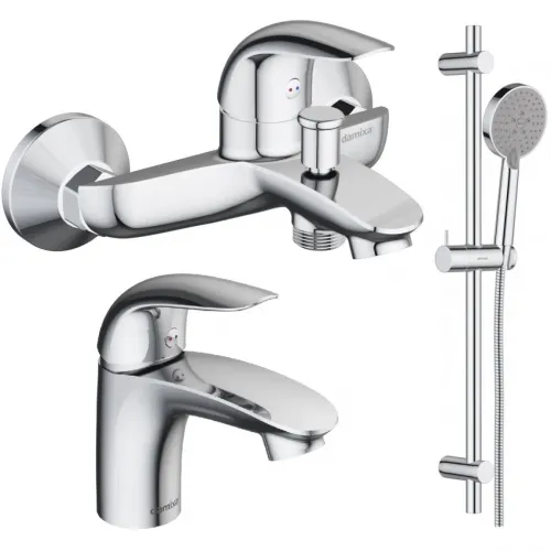 Комплект смесителей Damixa Palace Bit 311000000 + 310210000 + 918100000