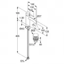 Смеситель для раковины с донным клапаном Kludi Bozz 382880576