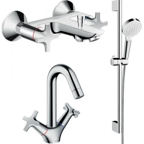 Комплект смесителей Hansgrohe Logis Classic 71240000 + 71270000 + 26532400