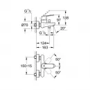 Комплект смесителей (3 в 1) Grohe Eurosmart Cosmopolitan 121655