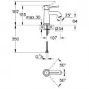 Комплект смесителей Grohe BauClassic 32865000 + 23162000 + 27853001