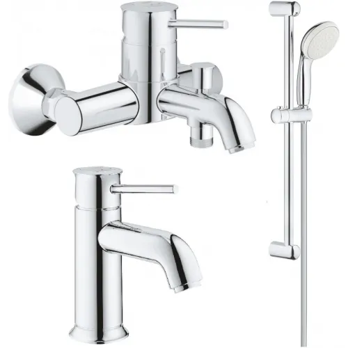 Комплект смесителей Grohe BauClassic 32865000 + 23162000 + 27853001