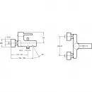 Комплект смесителей Jacob Delafon Cuff E45532-CP + E98298-CP + E99898RU-CP