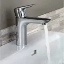 Смеситель для раковины с донным клапаном Kludi Objekta 322600575