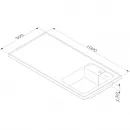 Раковина над стиральной машиной 100x50 см Am.Pm X-Joy M85AWPR1001WG