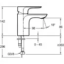 Комплект смесителей Jacob Delafon Aleo E72282-CP + E72277-4-CP + E99898RU-CP