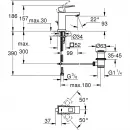 Смеситель для раковины с донным клапаном Grohe Eurocube 2312700E