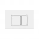 Инсталляция для подвесного унитаза, клавиша хром BT7807C