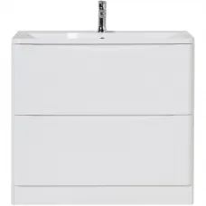 Тумба Bianco Lucido 89,6 см BelBagno Acqua ACQUA-900-2C-PIA-BL