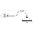 Верхний душ 208 мм Boheme Imperiale 414
