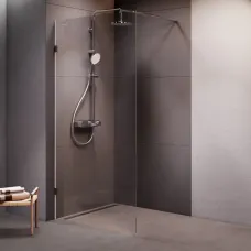 Душевая перегородка Am.Pm X-Joy W94WI-100-F1-MTE 97,2 см, профиль матовый хром, стекло прозрачное