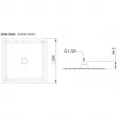 Верхний душ 250 мм Remer 357UFS25NOX