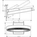 Верхний душ Hansgrohe Rainfinity 360 1jet 26230000