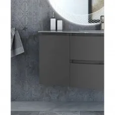 Шкаф одностворчатый 34x55 см Grigio Talpa Opaco L Cezares Vague 54907