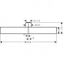 Верхний душ Hansgrohe Rainfinity 360 1jet 26231700