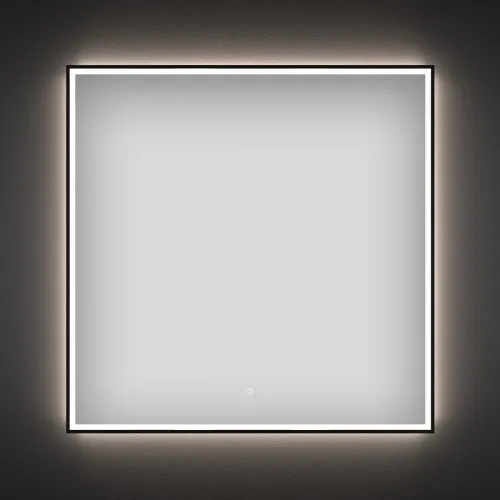 Зеркало 50x50 см черный матовый Wellsee 7 Rays’ Spectrum 172200400
