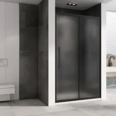 Душевая дверь 100 см Abber Schwarzer Diamant AG30110BMH матовое
