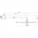Верхний душ 280 мм Bossini Cosmo H70596I.073