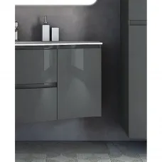 Шкаф одностворчатый 34x55 см Antacite R Cezares Vague 44223