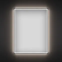 Зеркало 55x80 см черный матовый Wellsee 7 Rays’ Spectrum 172201240