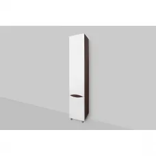 Пенал Am.Pm Like M80CSR0356VF напольный R, белый глянец/венге