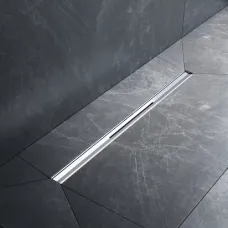 Душевой трап (лоток) Am.Pm MasterFlow W01SC-S11-060-05SB 59,3 см, с решеткой, щелевой, матовый хром