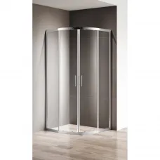 Душевой уголок 100,5x100,5 см Cezares MOMENTO-R-2-100-C-Cr прозрачное