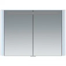 Зеркальный шкаф 100x70 см светло-голубой глянец Am.Pm Sensation M30MCX1001BG