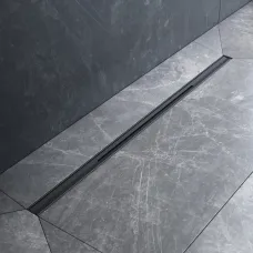 Душевой трап (лоток) Am.Pm MasterFlow W01SC-S11-080-05BM 79,3 см, с решеткой, щелевой, черный матовый