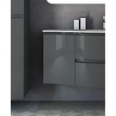 Шкаф одностворчатый 34x55 см Antacite L Cezares Vague 44229
