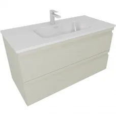 Тумба с раковиной Aquatek Вега AQ77100-GS 101 см, подвесная, шалфей зеленый матовый