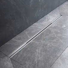 Душевой трап (лоток) Am.Pm MasterFlow W01SC-S11-080-05SB 79,3 см, с решеткой, щелевой, матовый хром