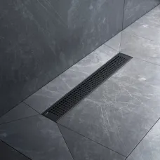 Душевой трап (лоток) Am.Pm MasterFlow W01SC-P11-050-01BM 49,35 см, с решеткой, перфорированный, черный матовый
