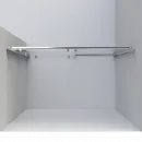 Душевая дверь Vincea Garda VDS-1G125CLGM 125 см, профиль вороненая сталь, стекло прозрачное