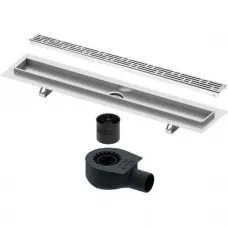 Душевой трап (лоток) Tece TECEdrainline basic 600700 + 650000 + 660016 + 600710 64,3 см, с решеткой, перфорированный, хром