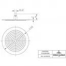 Верхний душ 252 мм Villeroy & Boch Universal TVC00000100061
