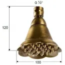 Верхний душ 100 мм Remer 359BEVO