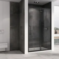 Душевая дверь 100 см Abber Schwarzer Diamant AG30100BH прозрачное