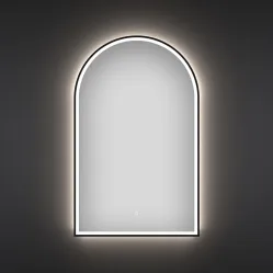 Зеркало 40x70 см черный матовый Wellsee 7 Rays’ Spectrum 172201720