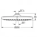 Верхний душ 250 мм Grohe New Tempesta 26666000