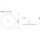 Верхний душ 250 мм Remer 357UFM25NOX