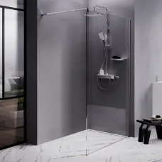 Душевая перегородка Am.Pm Func W84WI-120-F1-MTE 120,1 см, профиль матовый хром, стекло прозрачное